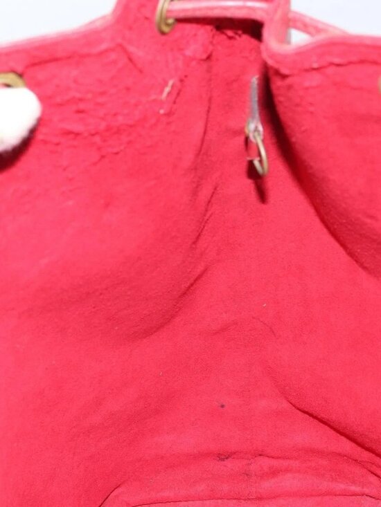 LOUIS VUITTON Epi Noe Shoulder Bag Red M44007 LV Auth 157255 - Picture 11 of 16